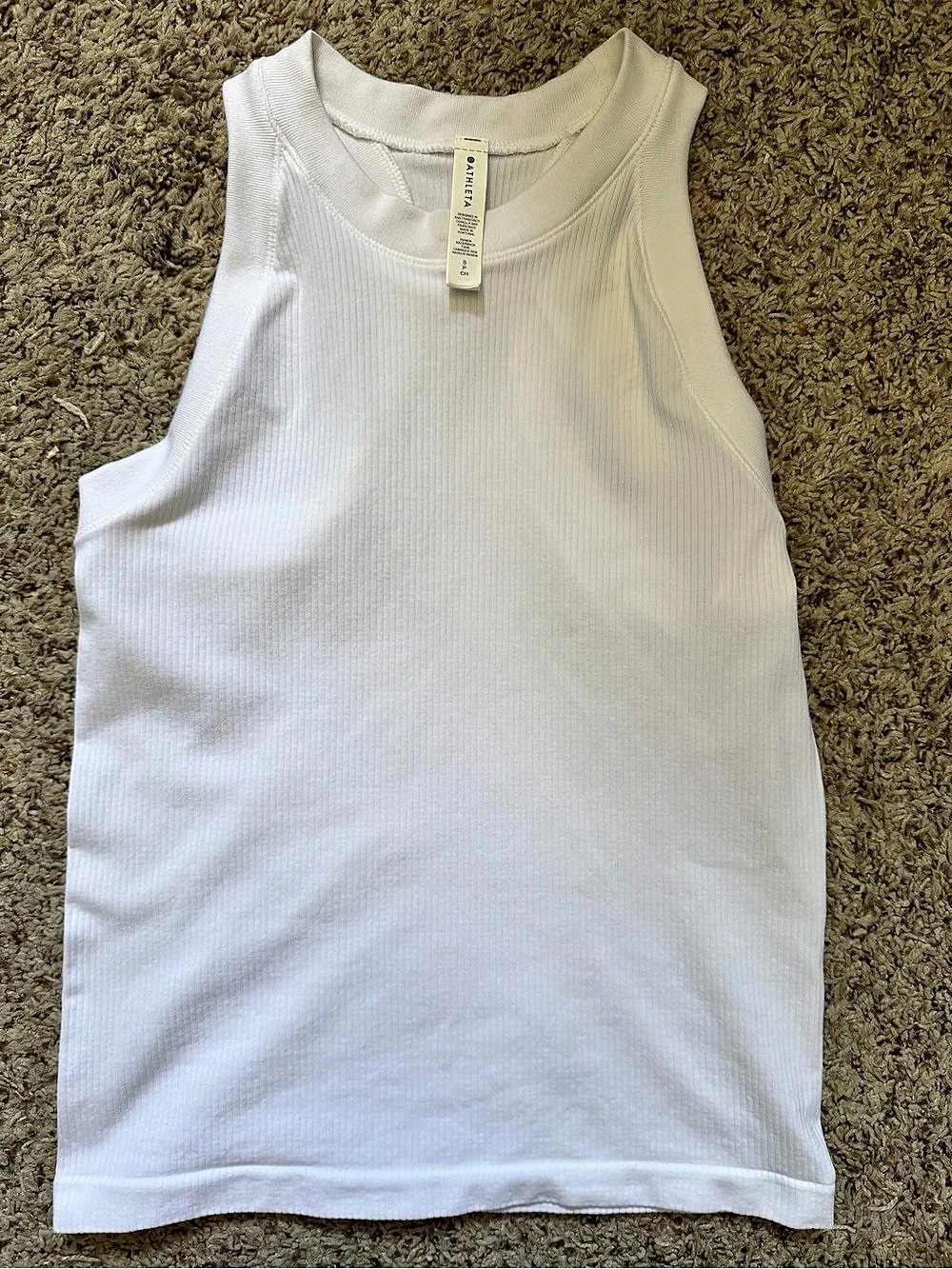 Athleta Renew Seamless Racerback Tank White